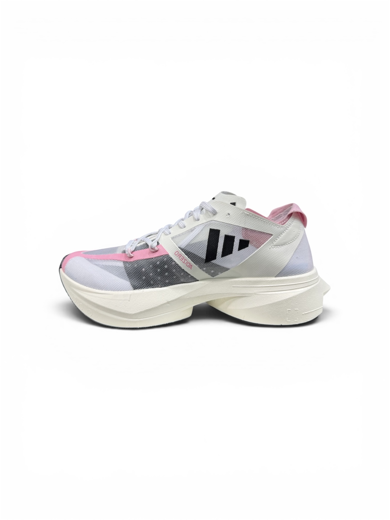 ADIZERO ADIOS PRO 3 ( BRANCO / ROSA )