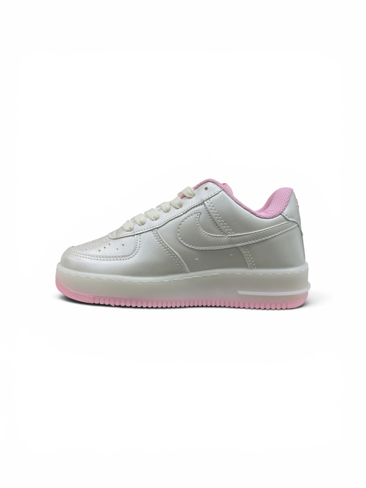 AIR FORCE 1 ALGODÃO ( PÉROLA / ROSA )