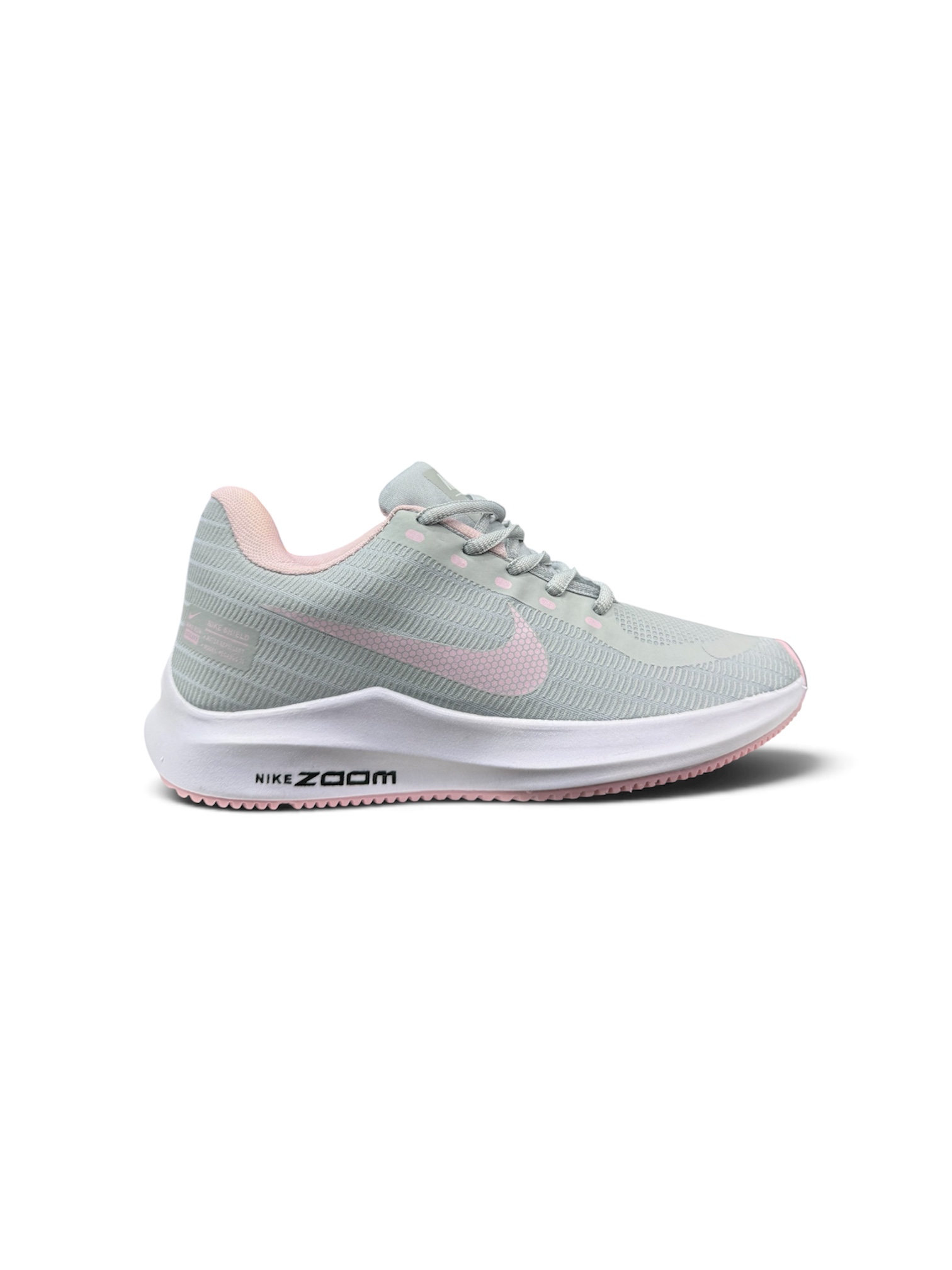 AIR ZOOM ( CINZA/ ROSA BEBÊ )
