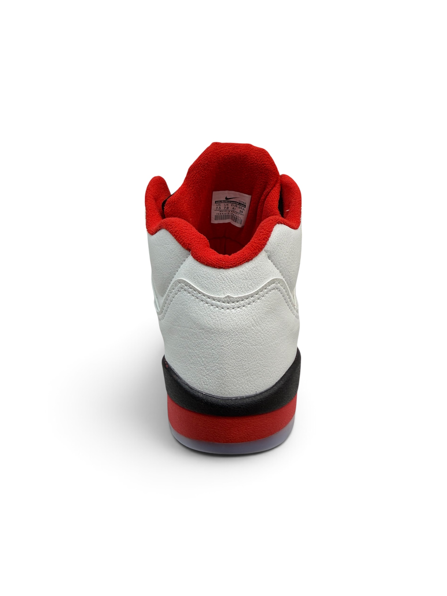 JORDAN 5 RETRÔ ( BRANCO/ VERMELHO)