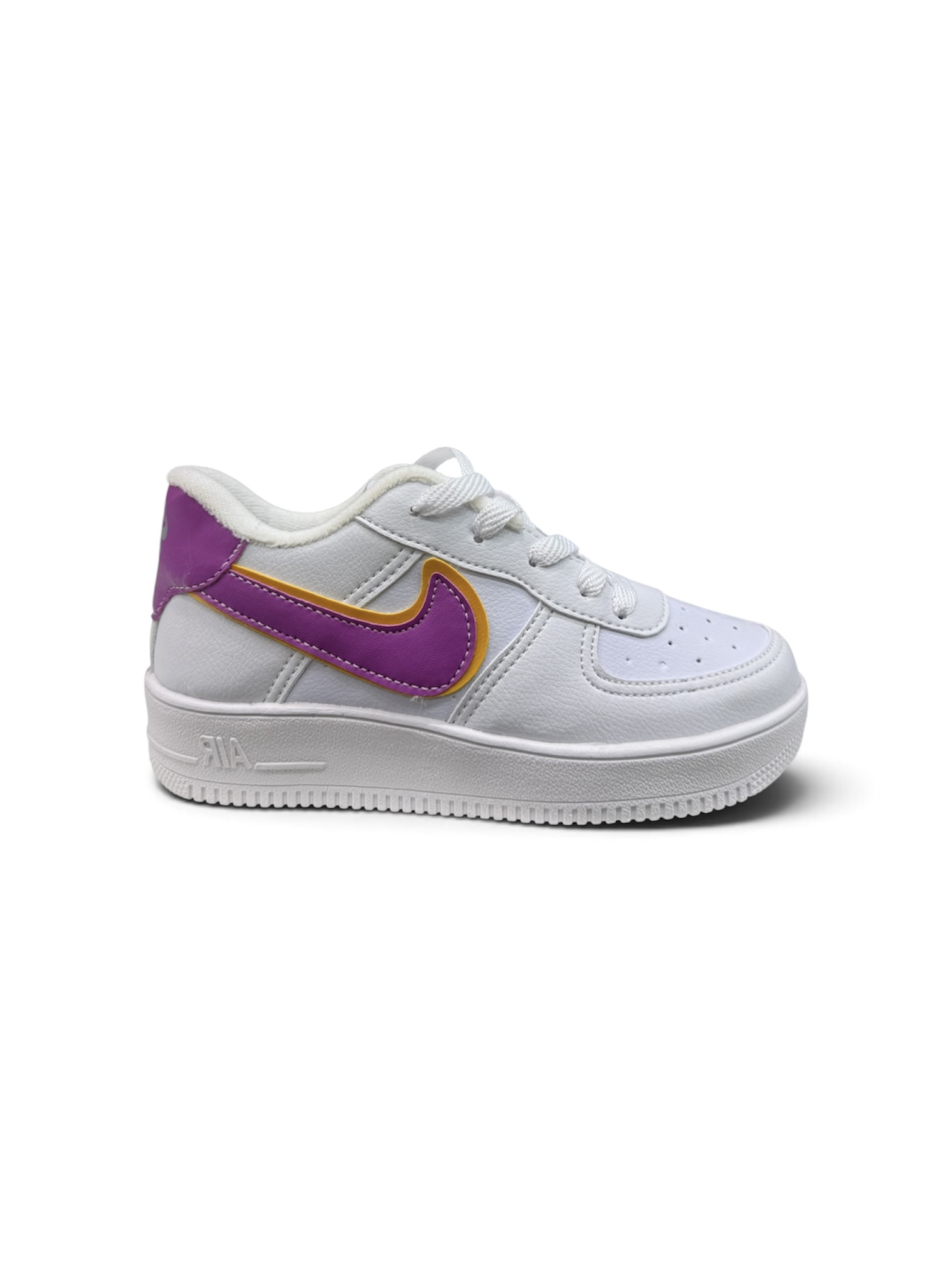 KIDS NIKE AIR FORCE ( LAKERS )
