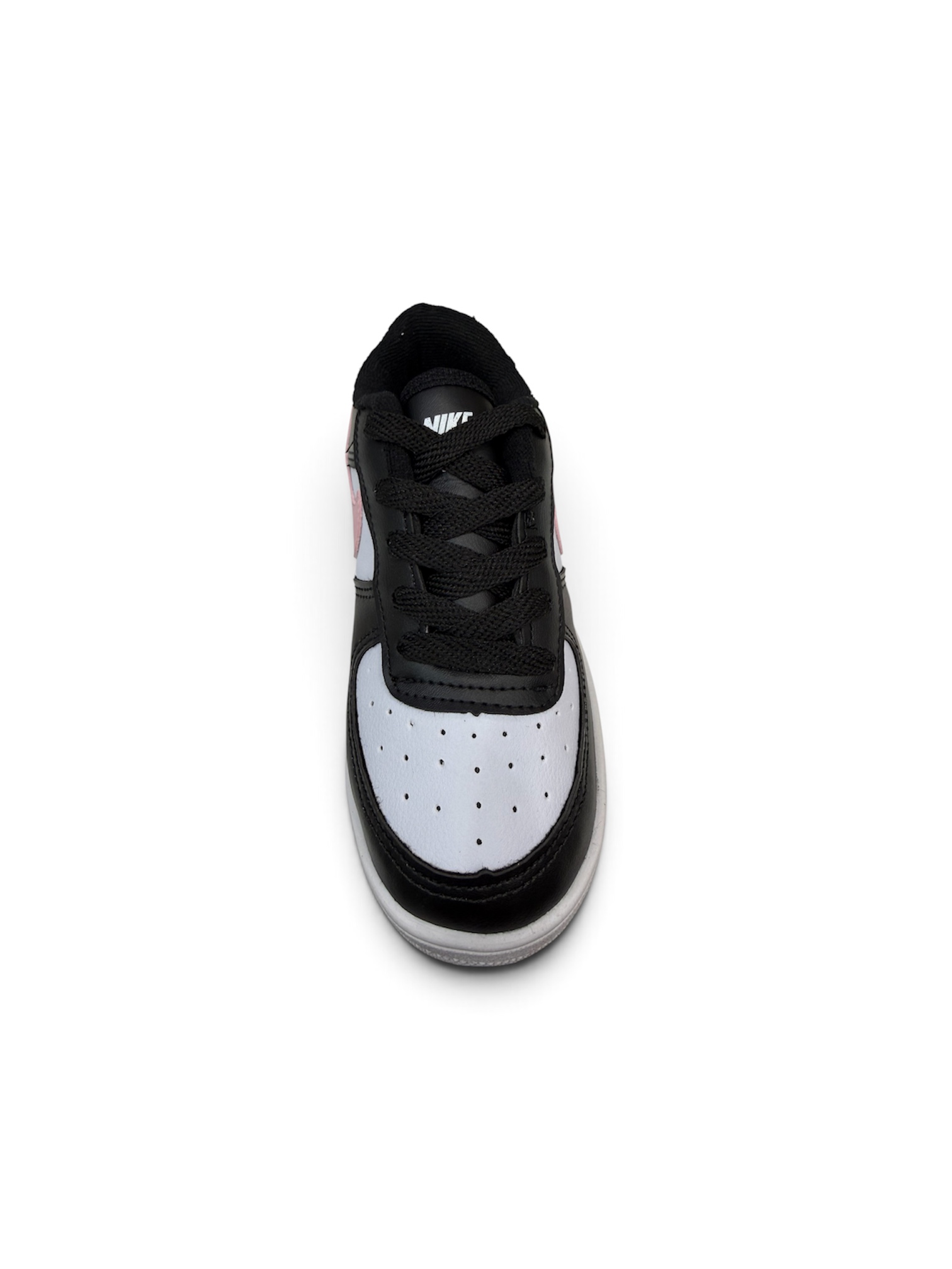 KIDS NIKE AIR FORCE ( PRETO / BCO / ROSA )