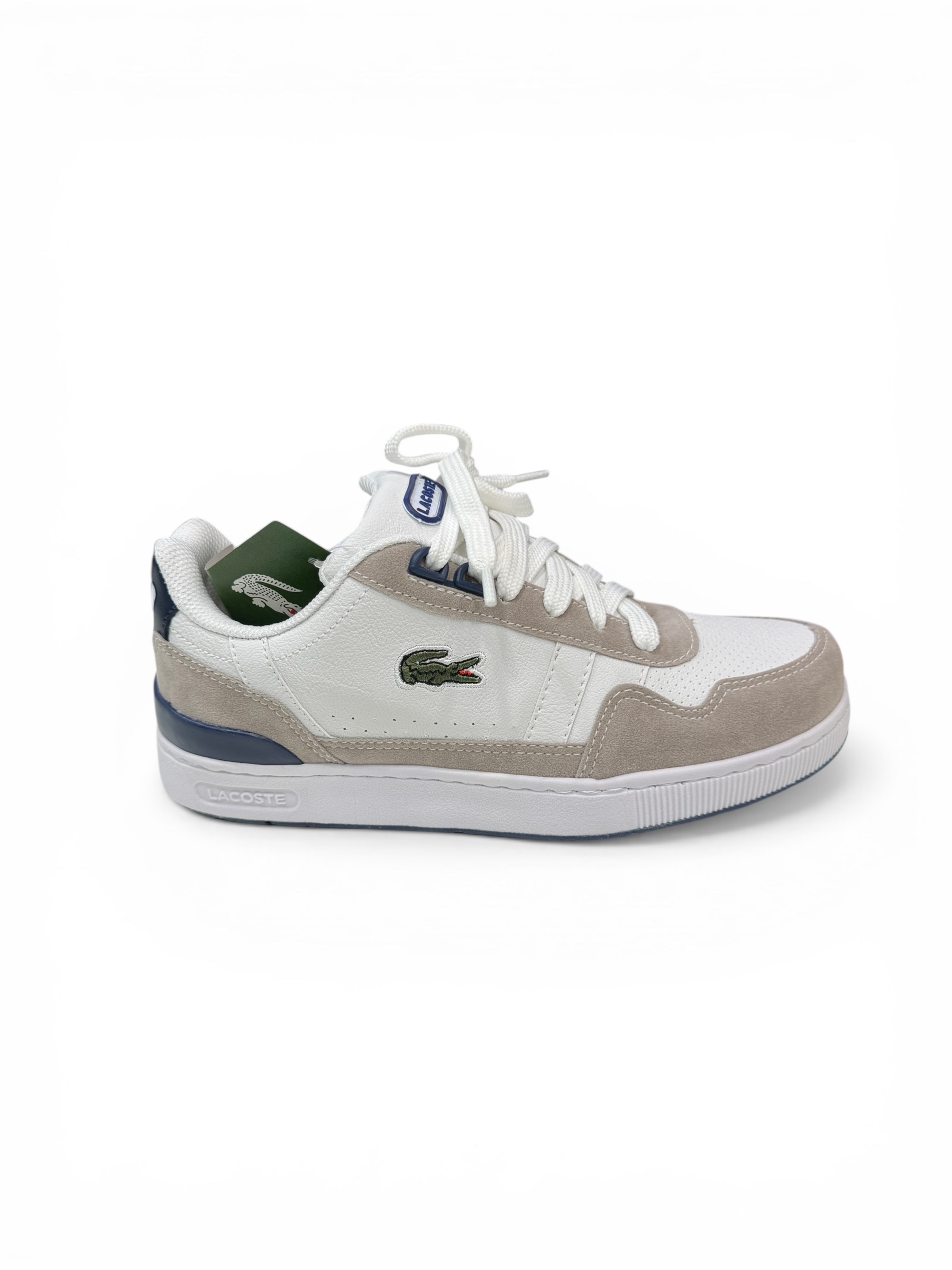 LACOSTE T-CLIP ( BRANCO AZUL)