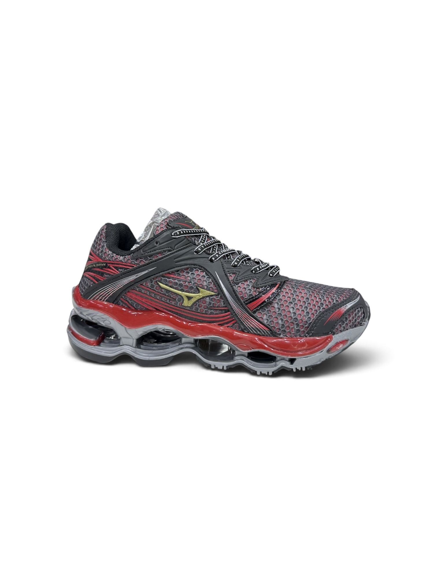MIZUNO PROPHECY 1 ( CINZA / VERMELHO )