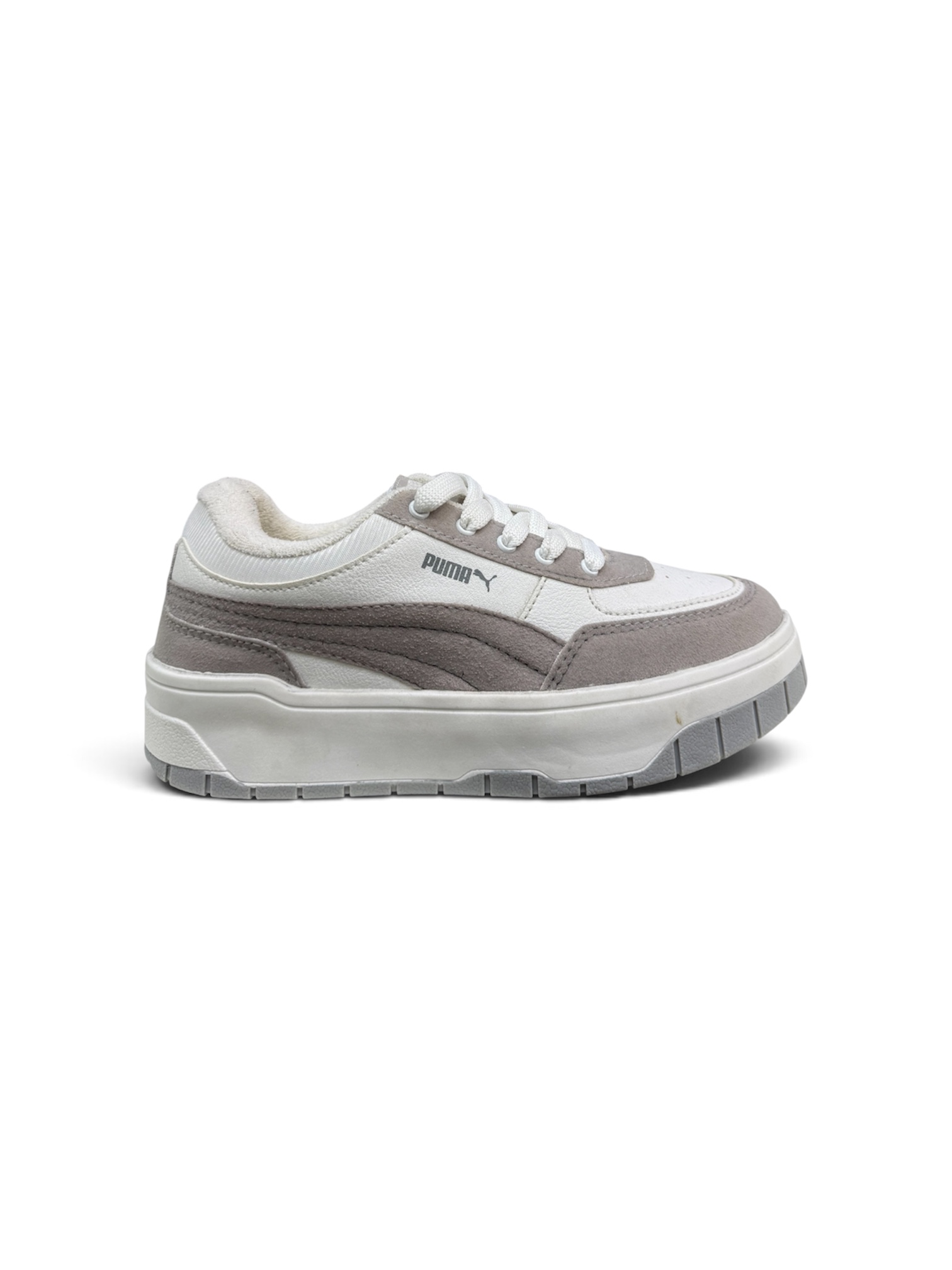 PUMA PLATAFORMA ( BRANCO / CINZA )